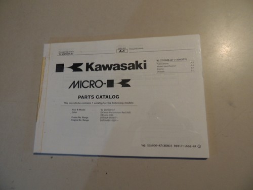 Parts catalog kawasaki - parts,