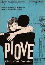 SPARTITO, PIOVE, DOMENICO MODUGNO - 1961