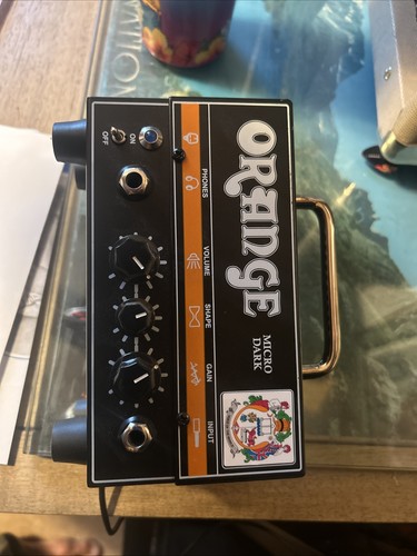 Orange micro dark - dark, w