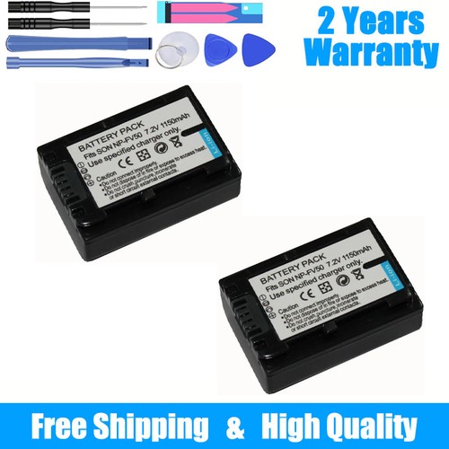 Batteria fv50 per sony - 2x,
