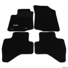 Set 4 Tappetini Moquette Nero Originali Peugeot 108 con Logo 1610821680
