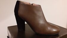 MALIPARMI STIVALETTO ALLA CAVIGLIA  IN PELLE MARRONE 38 COME NUOVE