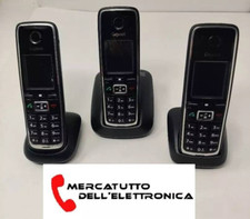 Telefono Cordless Gigaset C560 TRIO Vivavoce Rubrica Intercomunicanti, Nero