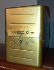 Schedario Tavolo Scrivania Resisto Color Oro mod 6-800-1-2 vintage Made In Italy