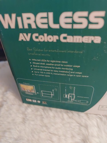 Telecamera wireless a - av,