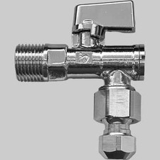 RUBINETTO FILTRO SOTTOLAVABO A SFERA CON SNODO - 1/2x10 c/rosetta