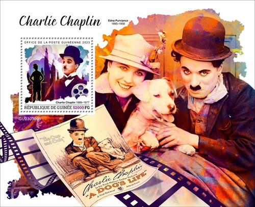 Francobolli charlie chaplin - francobolli,