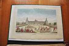  MADRID .MOSTRA DELLA PALAIS ROYAL DU ROY D'ESPAGNE  (VISTA OTTICA FINE XVIII).