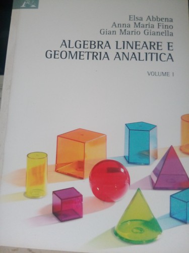 Algebra lineare geometria - algebra,