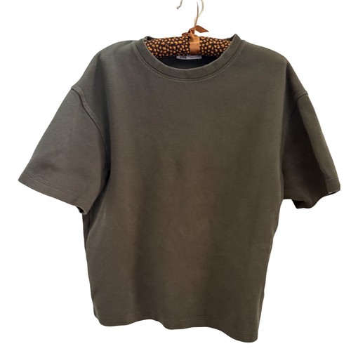 Shirt uomo zara verde oliva - t-shirt,