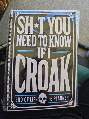 Funny end life planner - life, per