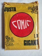 BUSTA COMIC GIGANTE N. 9 ANNI 70, SIGILLATA, EDIZ. MERONI, RARA, OTTIMA