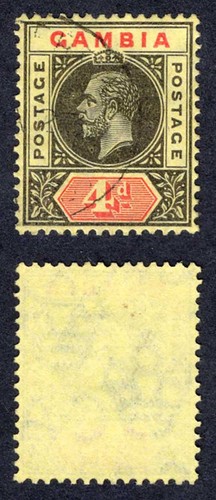 Gambia sg92c carta - sg92c, 4d
