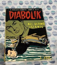 diabolik anno X n3 all'ultimo istante