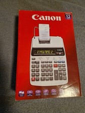 Calcolatrice scrivente Canon 12 cifre colore Bianco Mp120-Mg-Es (PARI AL NUOVO)