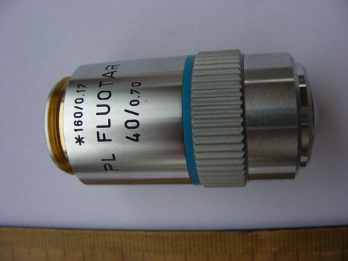 Obiettivo microscopio leitz - obiettivo,