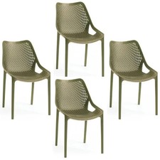 Set 4 Poltrone da Giardino in
