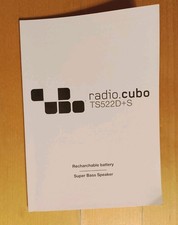 BRIONVEGA RADIO.CUBO TS522D+S Libretto Istruzioni Originale Manuale Radio