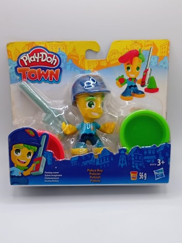 Play doh town police boy - police,