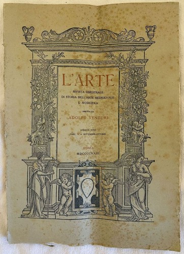 Adolfo venturi arte - adolfo, rivista