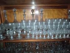 Servizio bicchieri cristallo Baccarat antico incompleto raro