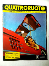 1956 QUATTRORUOTE LUGLIO n.6 ORIGINALE CONDIZIONI MOLTO BUONE RIVISTA RARA!!!