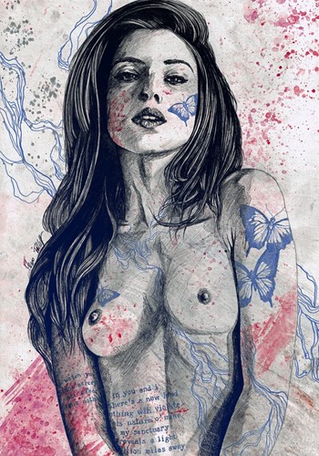 Poster stampa tela - su,
