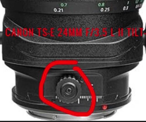 Canon lens 24mm - ts-e, ii