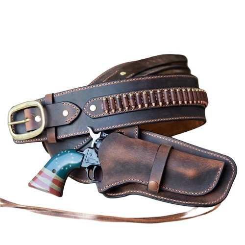 Fondina pistola cintura pelle