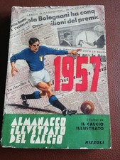 ALMANACCO ILLUSTRATO CALCIO ITALIANO 1957 originale molto bello