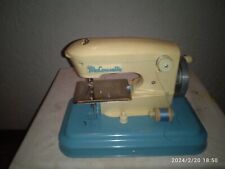Macchina Da Cucire Vintage Giocattolo Con Scatola Originale E Istruzioni 