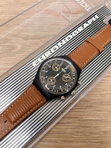 Swatch chrono classic brown - chrono,
