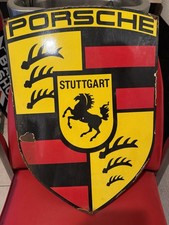 Insegna Porsche in porcellana