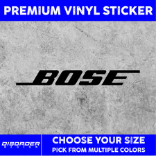 BOSE AUDIO [VINYL STICKER] CAR