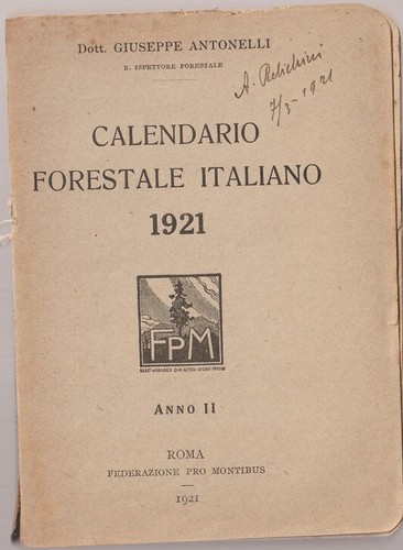 Libro calendario forestale - libro,