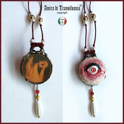Talismano magico occhio - magico, rosso