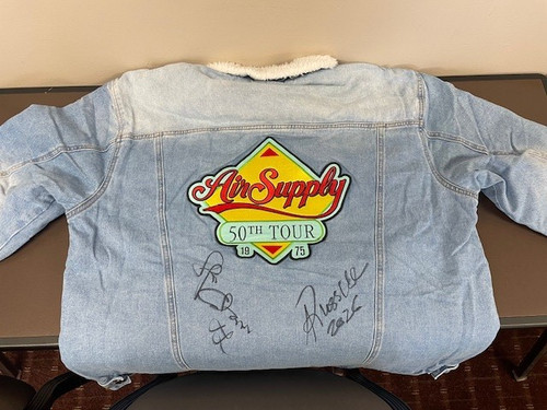 Giacca denim autografata air - giacca,