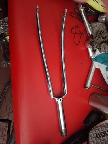 Forcella bici corsa - forcella, cromata