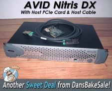 Logo Avid Nitris Dx viola con