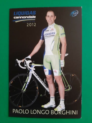 Cyclisme carte cycliste paolo - carte,