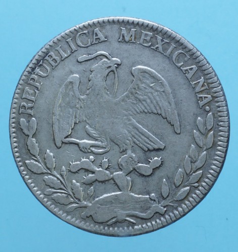 Messico reales 1848 - reales, silver