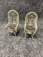 Set 2 sedie vintage miniatura