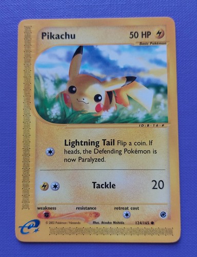 Carta pokemon pikachu inglese - pikachu,