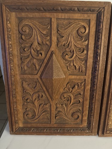 Coppia pannelli parete legno - coppia,