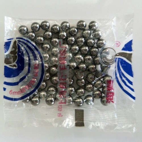 80pz sfere acciaio 6mm - acciaio,