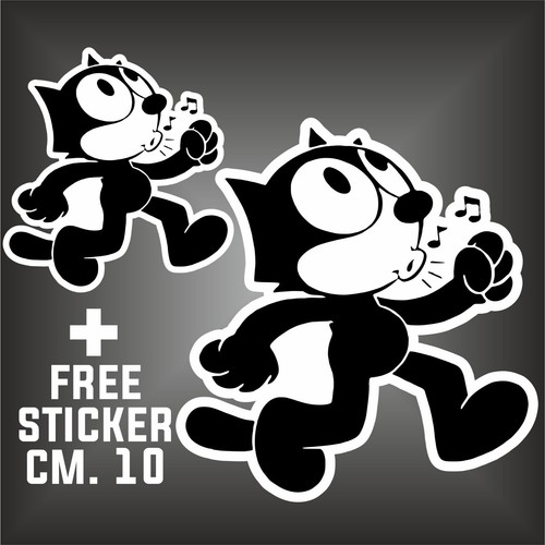 Adesivo gatto felix decal - gatto,