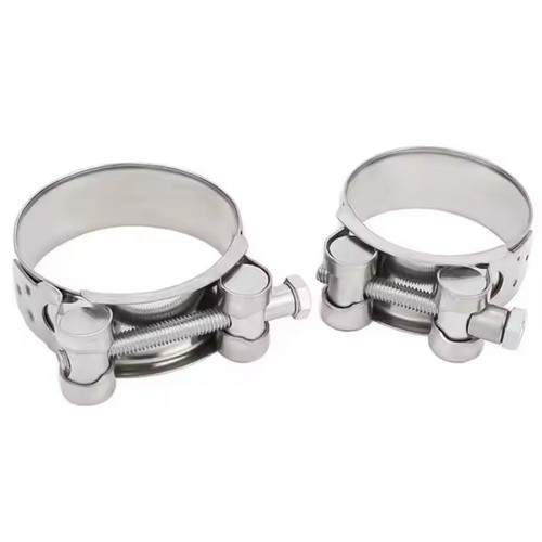 Morsetto tubo acciaio - , inox