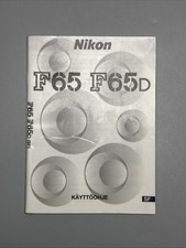 Nikon F65 F65D Käyttöohje