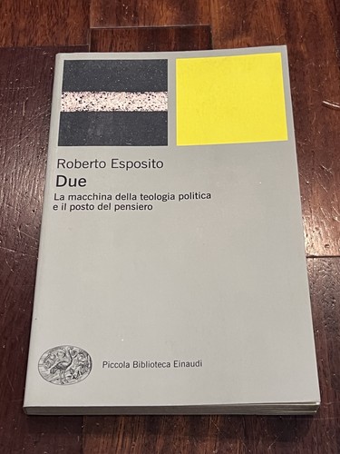 Roberto esposito due - esposito, la