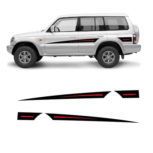 Adesivi strisce laterali 4wd - adesivi,